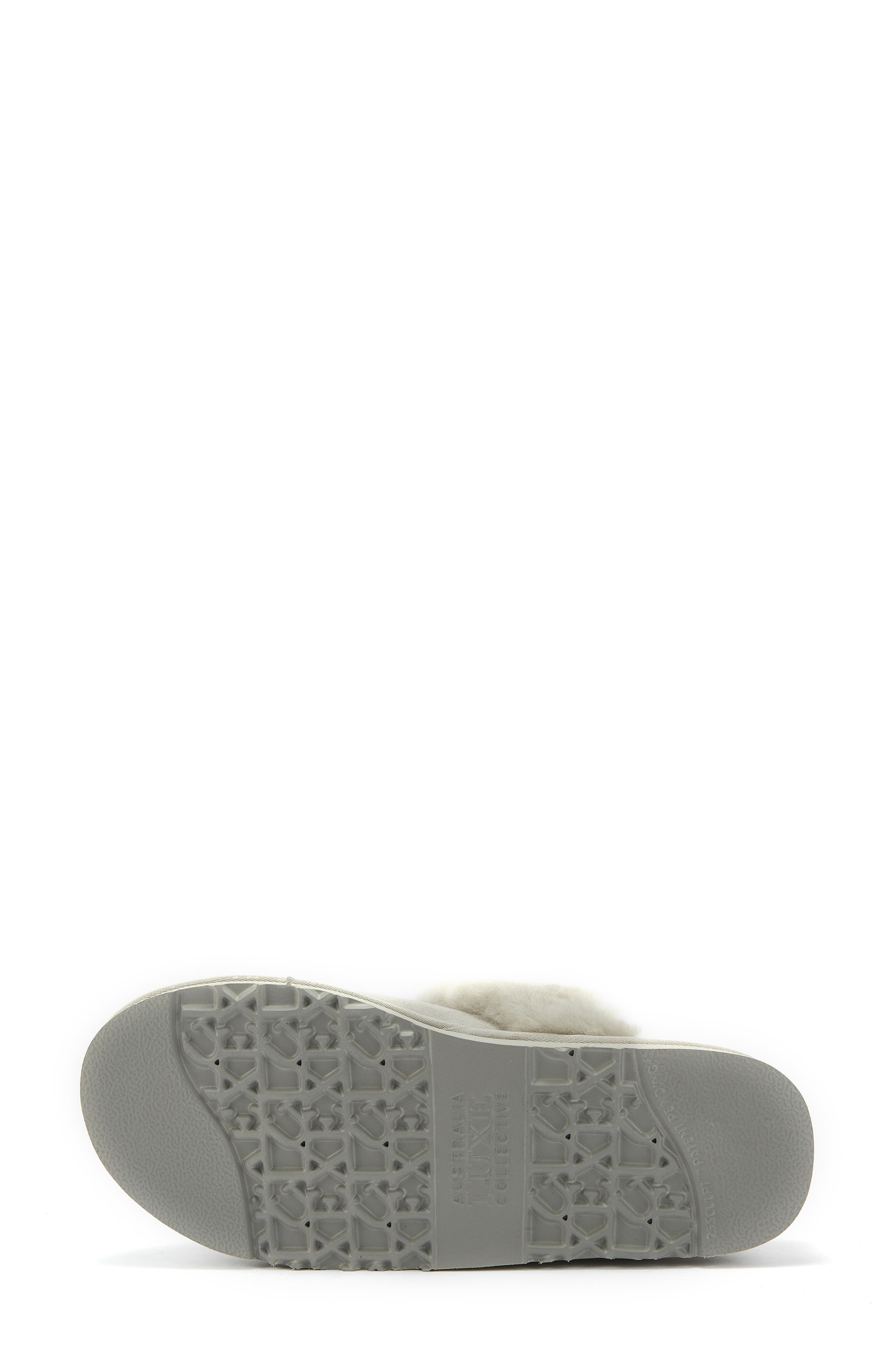 Australia Luxe Collective Mool Genuine Shearling Slipper, Alternate, color, Ice Gray
