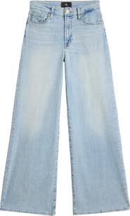 7 For All Mankind Lotta Tailorless Wide Leg Jeans