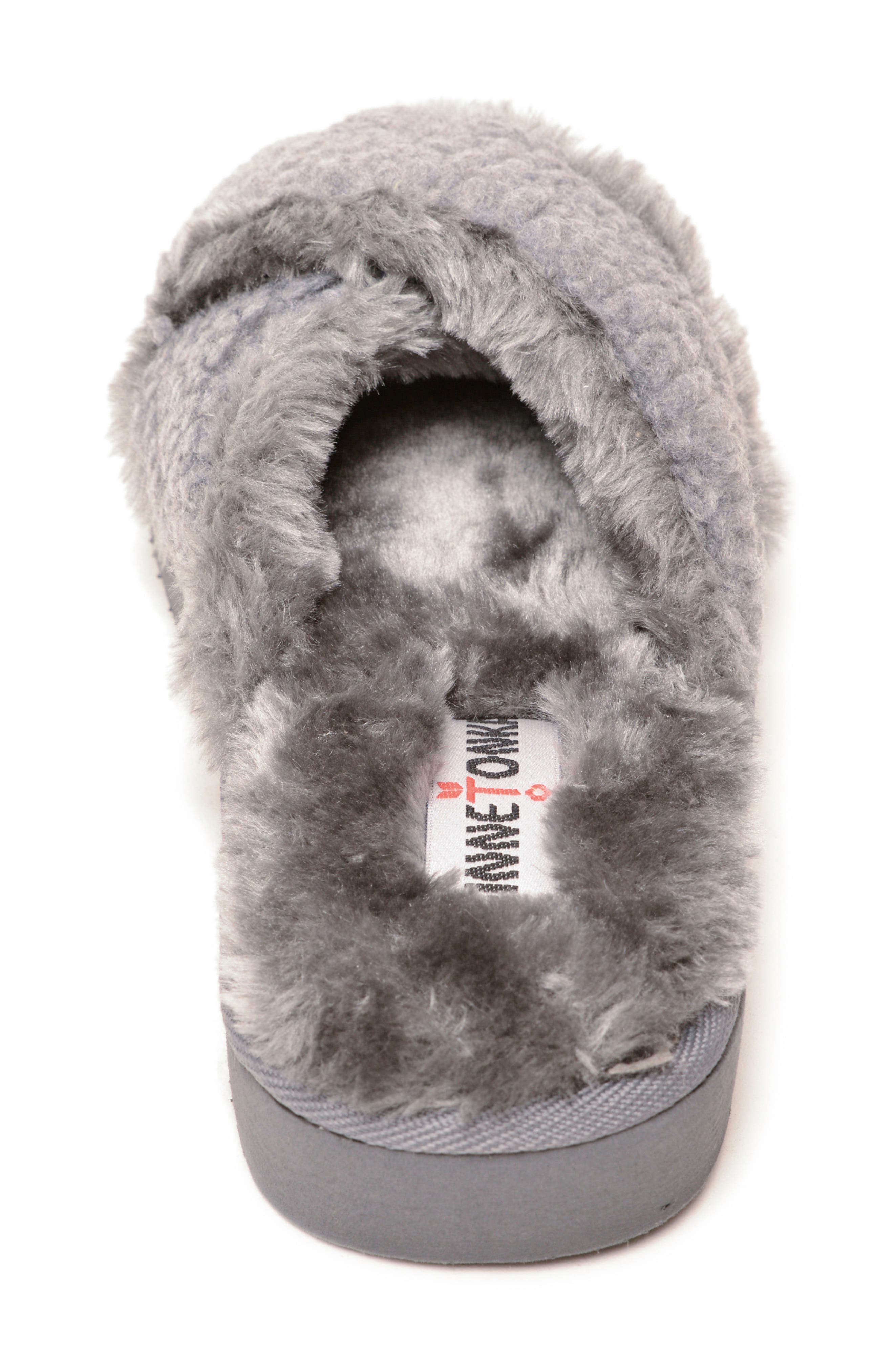 Minnetonka Teddy Faux Shearling Slipper, Alternate, color, 