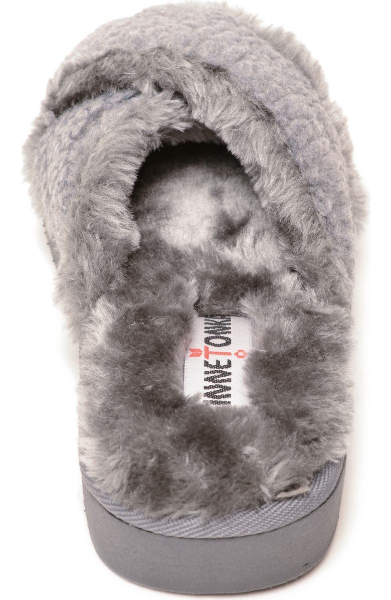 Minnetonka Teddy Faux Shearling Slipper, Alternate, color,