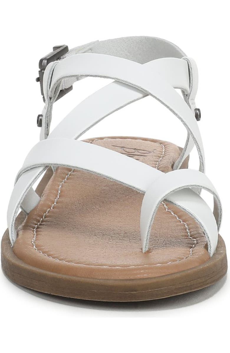 Blowfish Malibu Devon 3 Sandal, Alternate, color, White Faux Leather