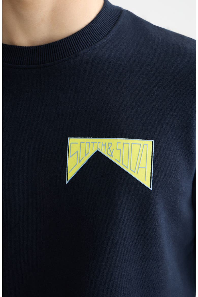 Artwork Logo Sweatshirt, Alternate, color, SKY CAPTAIN