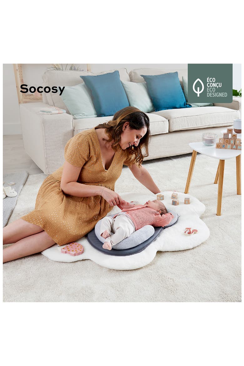 Socosy Premium Baby Lounger, Alternate, color, SMOKEY