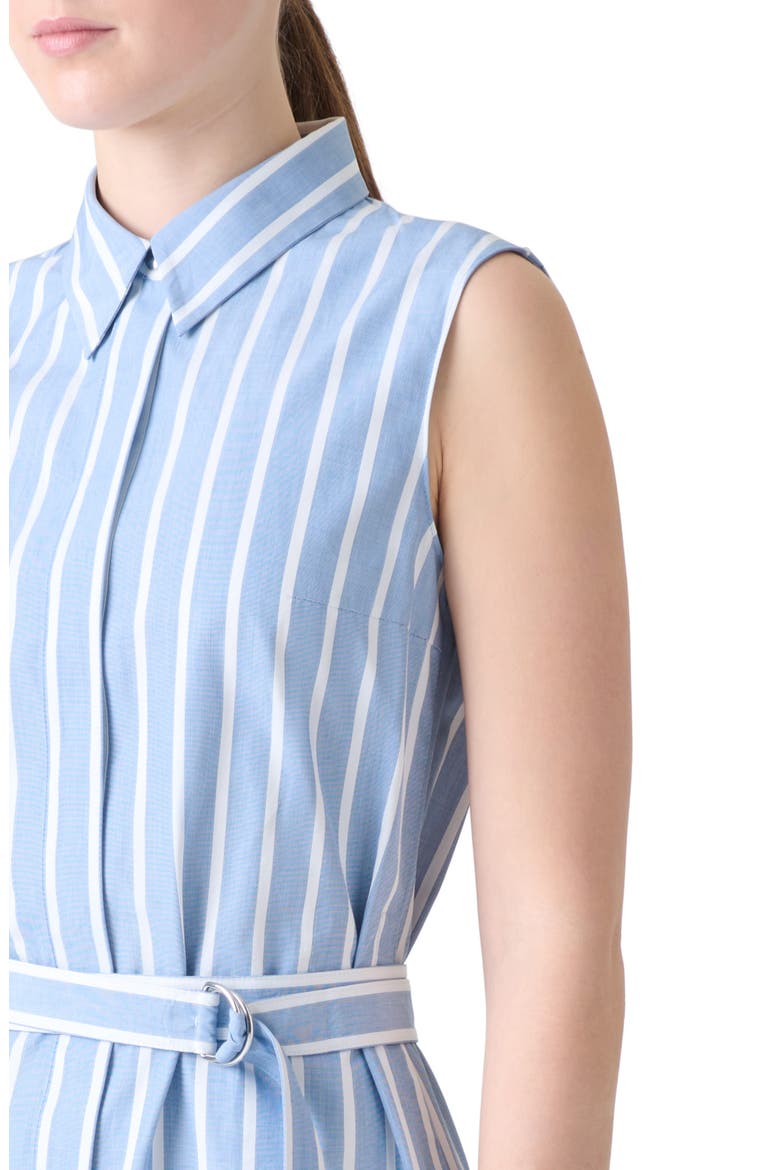 akris punto striped shirt dress Akris punto Deck Chair Stripe Print Poplin Polo Dress