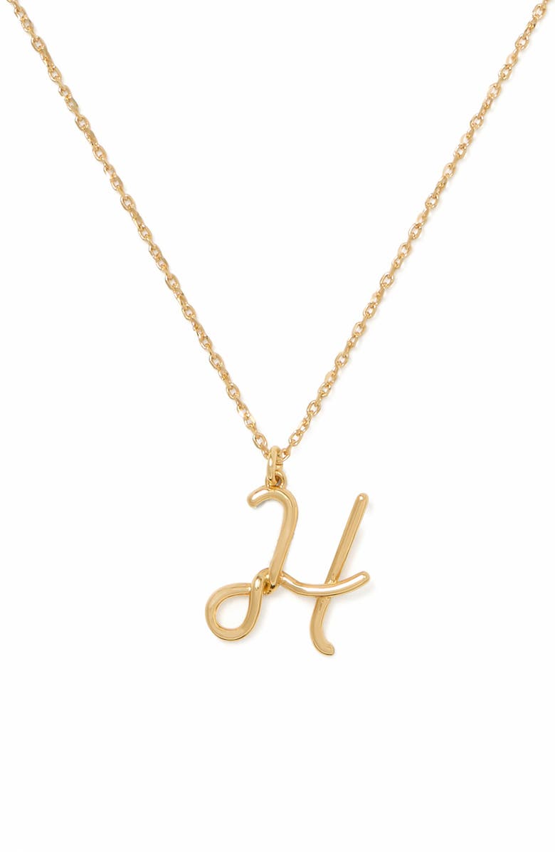 Kate Spade New York initial pendant necklace, Main, color, 
