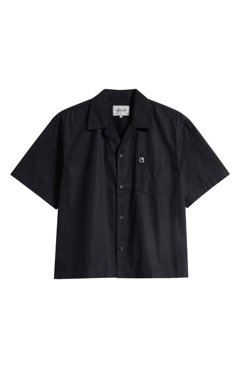 Kendry Cotton Poplin Camp Shirt