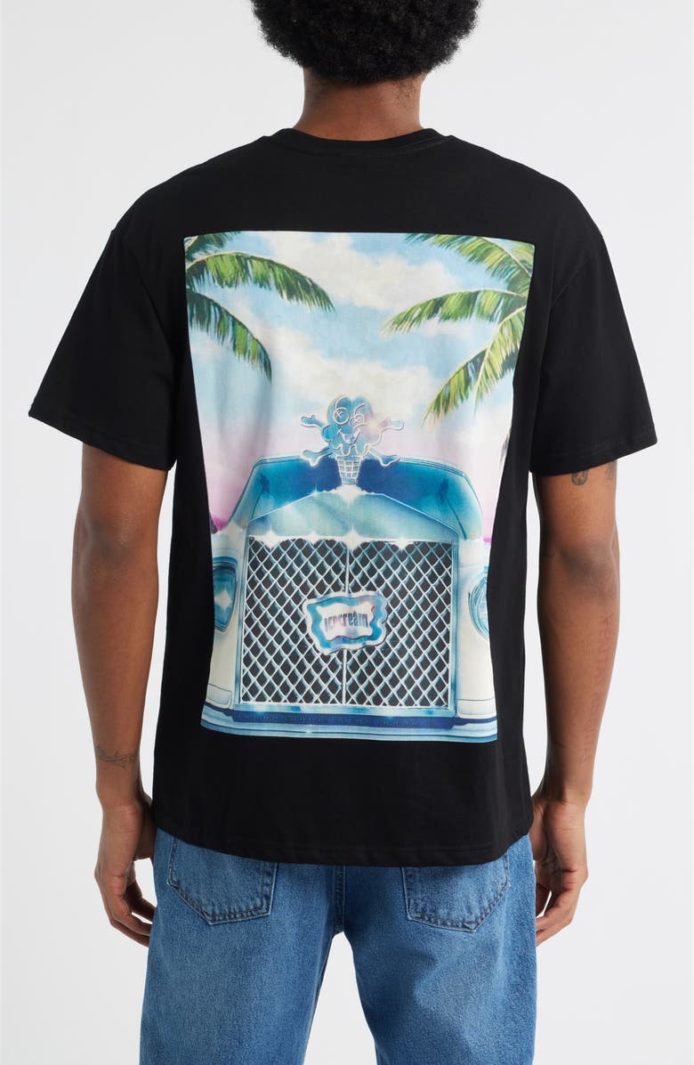 ICECREAM Miami Graphic T-Shirt, Alternate, color, Black