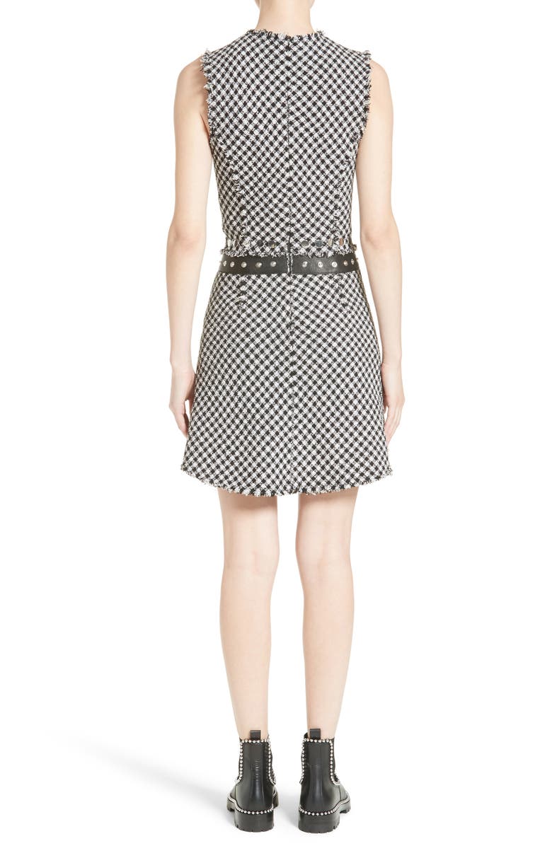 Alexander Wang Check Tweed Dress, Alternate, color, 