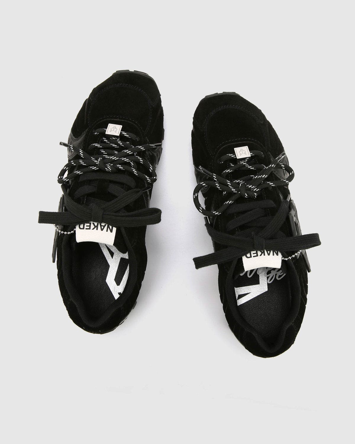 Naked Wolfe Lapse Black Suede, Alternate, color, Black