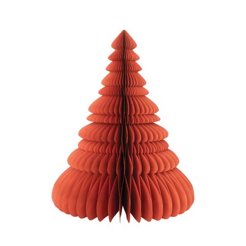 Paper Honeycomb Tree, Burnt Orange