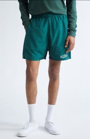PALMES Oval Logo Embroidered Tennis Shorts
