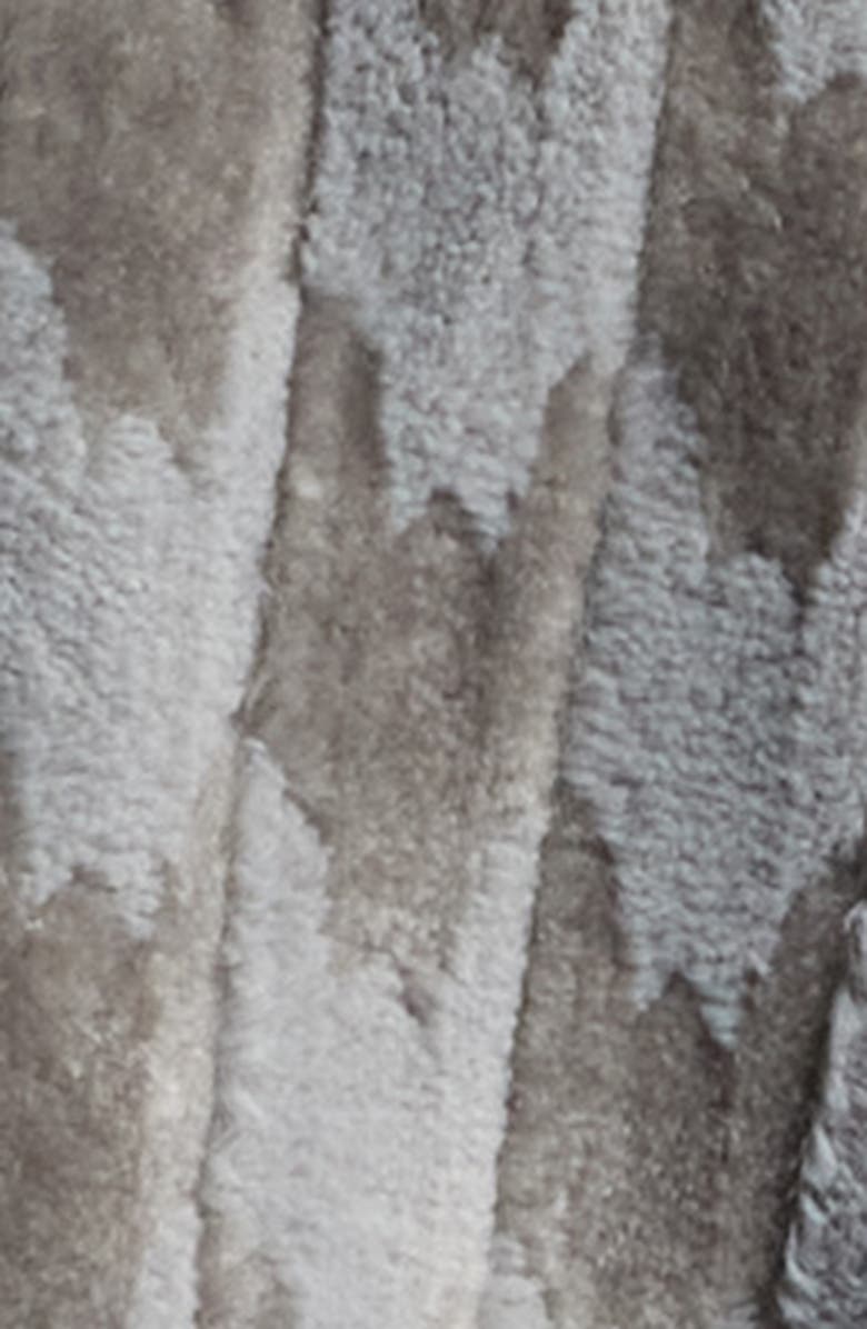 Daniel Buchler Houndstooth Stripe Fleece Robe, Alternate, color,