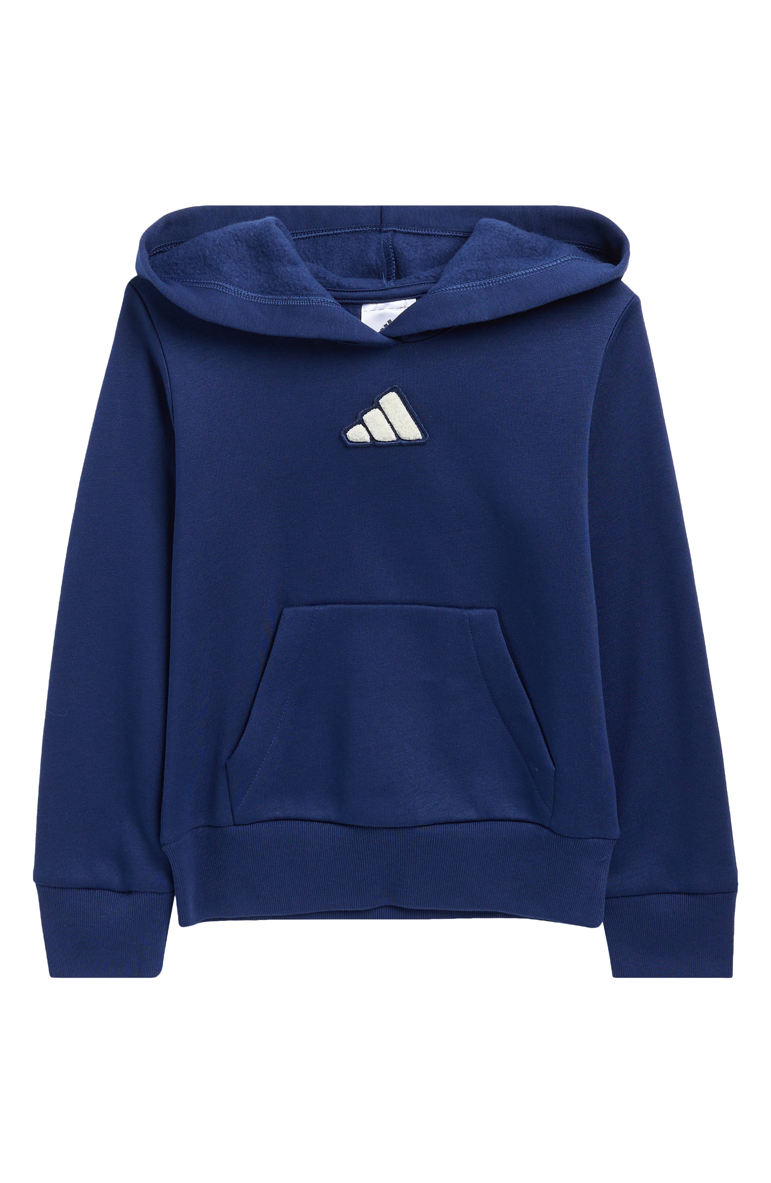 adidas Kids' Logo Patch Fleece Hoodie