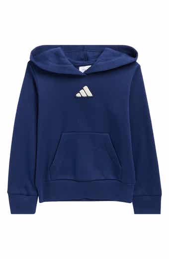 adidas Kids' Logo Patch Fleece Hoodie