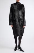 TOTEME Structured Genuine Shearling Coat
