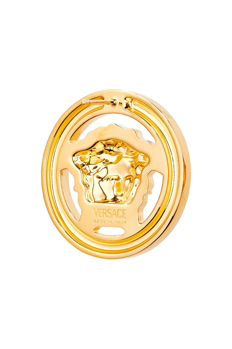 La Medusa '95 Stud Earrings, Alternate, color, VERSACE GOLD