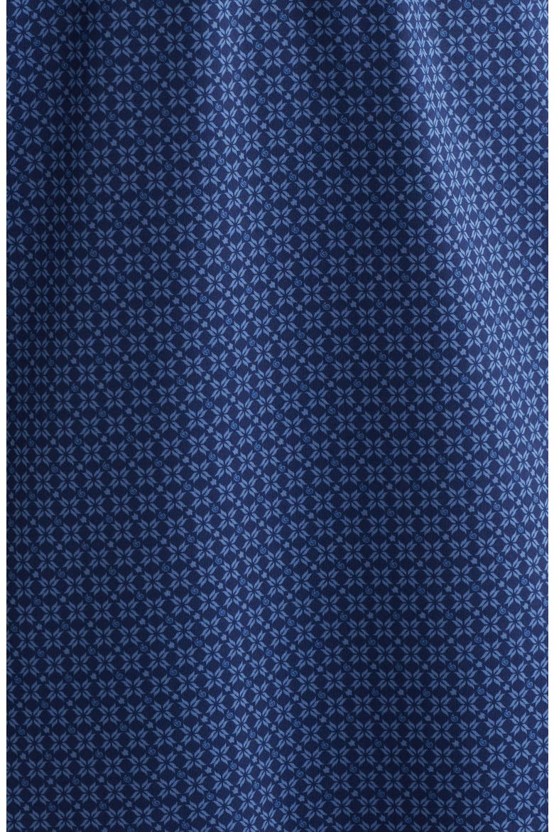 Ghost Thistle Geo Print Performance Golf Polo, Alternate, color, MALTESE BLUE