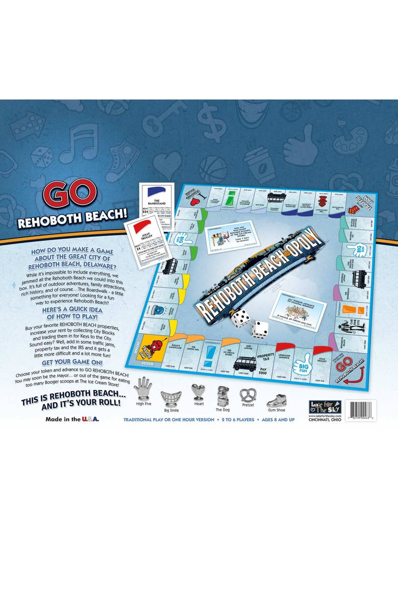 Rehoboth Opoly Board Game, Alternate, color, Multicolored