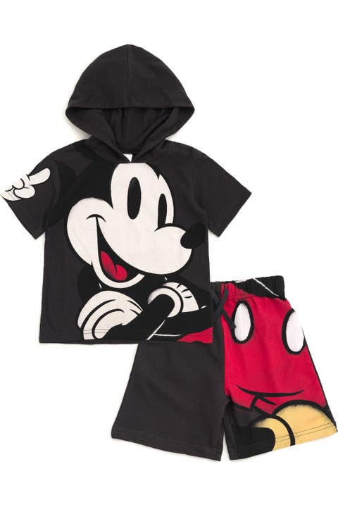 Mickey Mouse 2-Piece Hooded Tee and Shorts Set