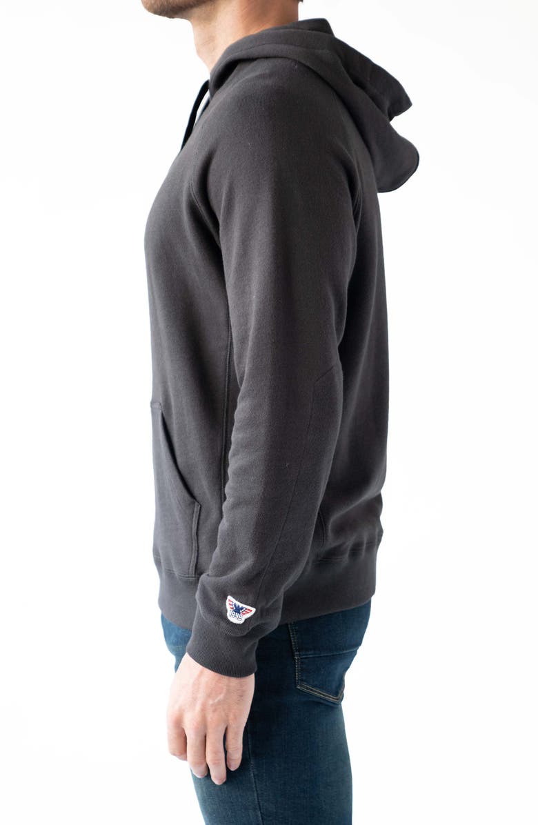 Devil-Dog Dungarees Men's Hooded Cotton Sweatshirt, Alternate, color,