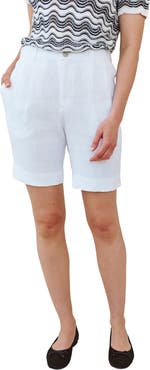 Bella Dahl Pleated Bermuda Shorts