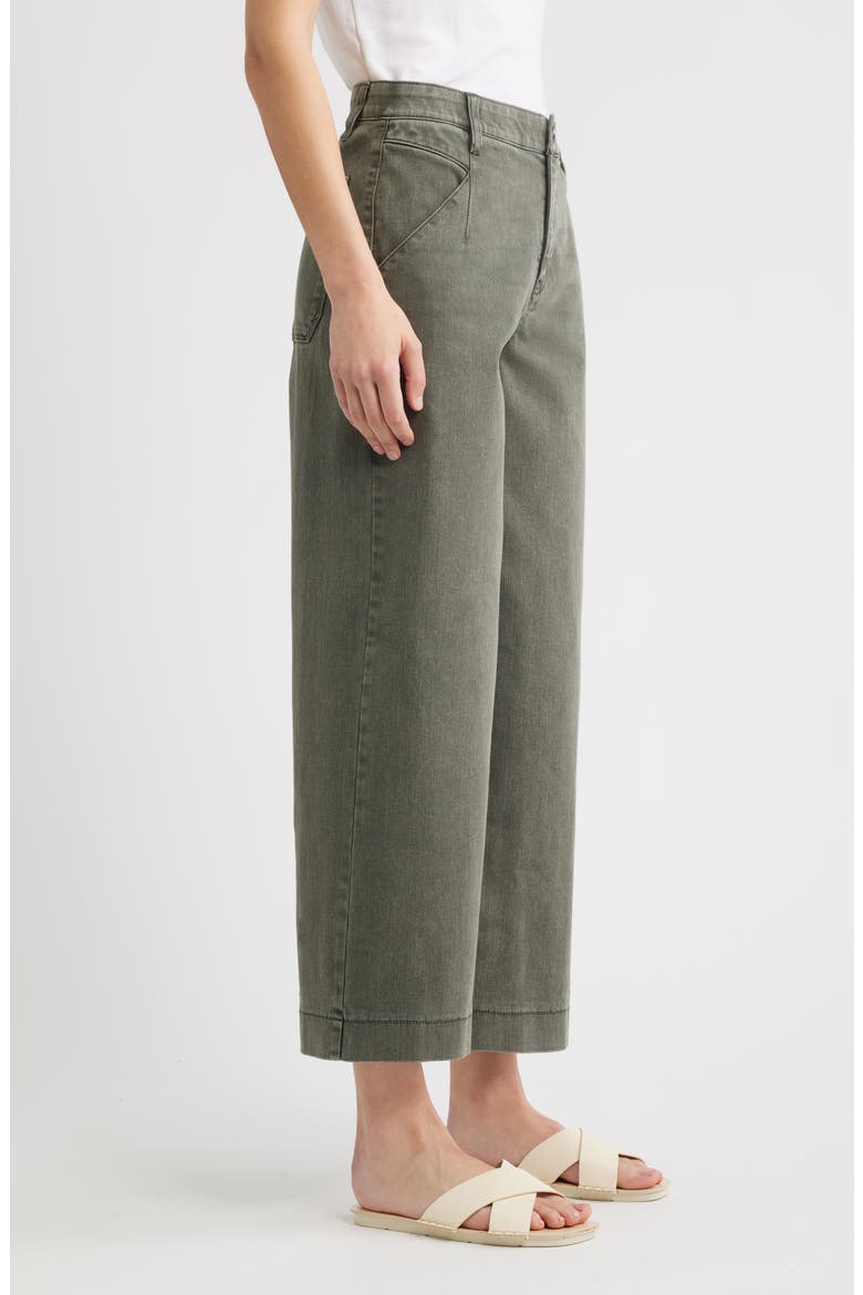 Wyatt Skyrise Washed Ankle Wide Leg Jeans, Alternate, color, WASHED THYME