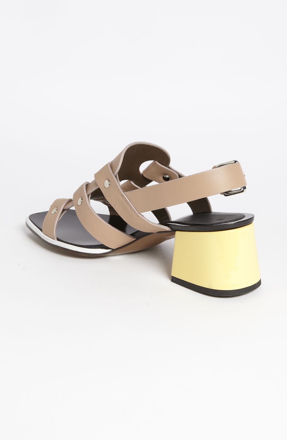 Marni Block Heel Sandal, Alternate, color, 