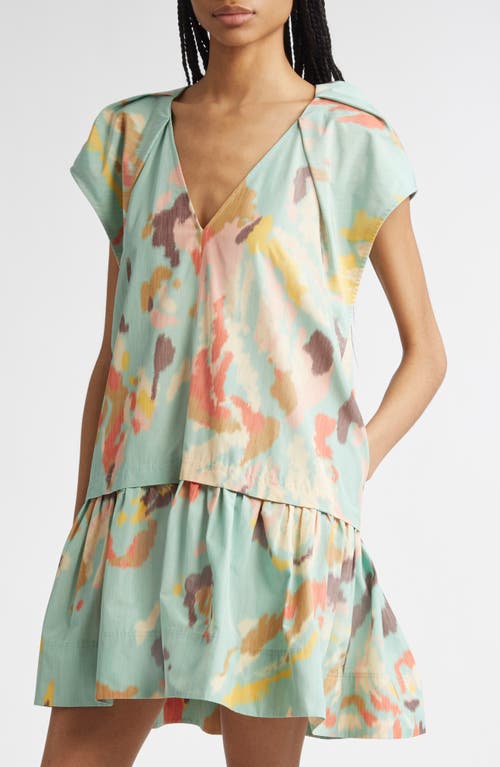 A.L.C A.L.C. EMBER ABSTRACT PRINT MINIDRESS 