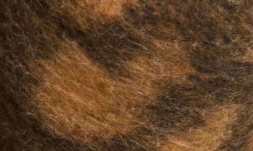 Kate Spade New York Modern Leopard Yarn Dyed Scarf In Brown