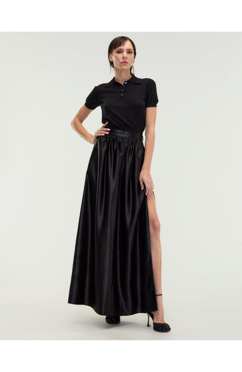 Cynthia Rowley Belle Maxi Skirt In Black