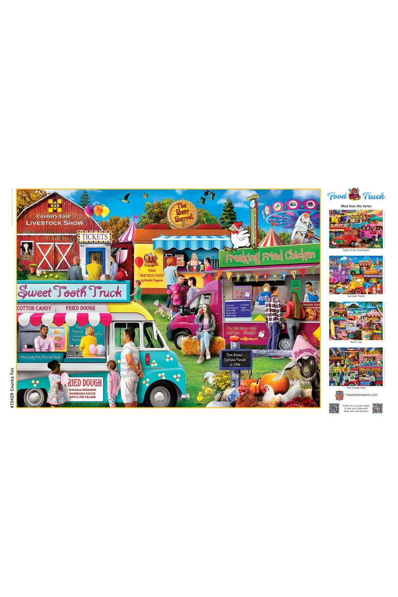 Country Fair 1000 Piece Jigsaw Puzzle, Alternate, color, Multicolor