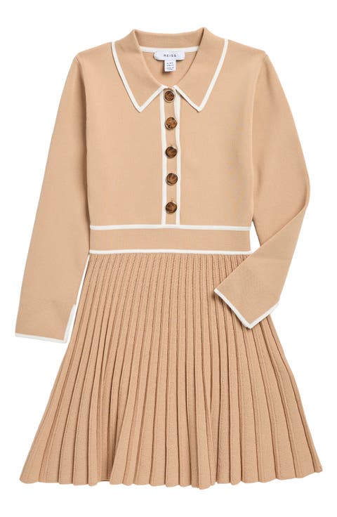 Kids' Mia Long Sleeve Dress (Little Kid & Big Kid)