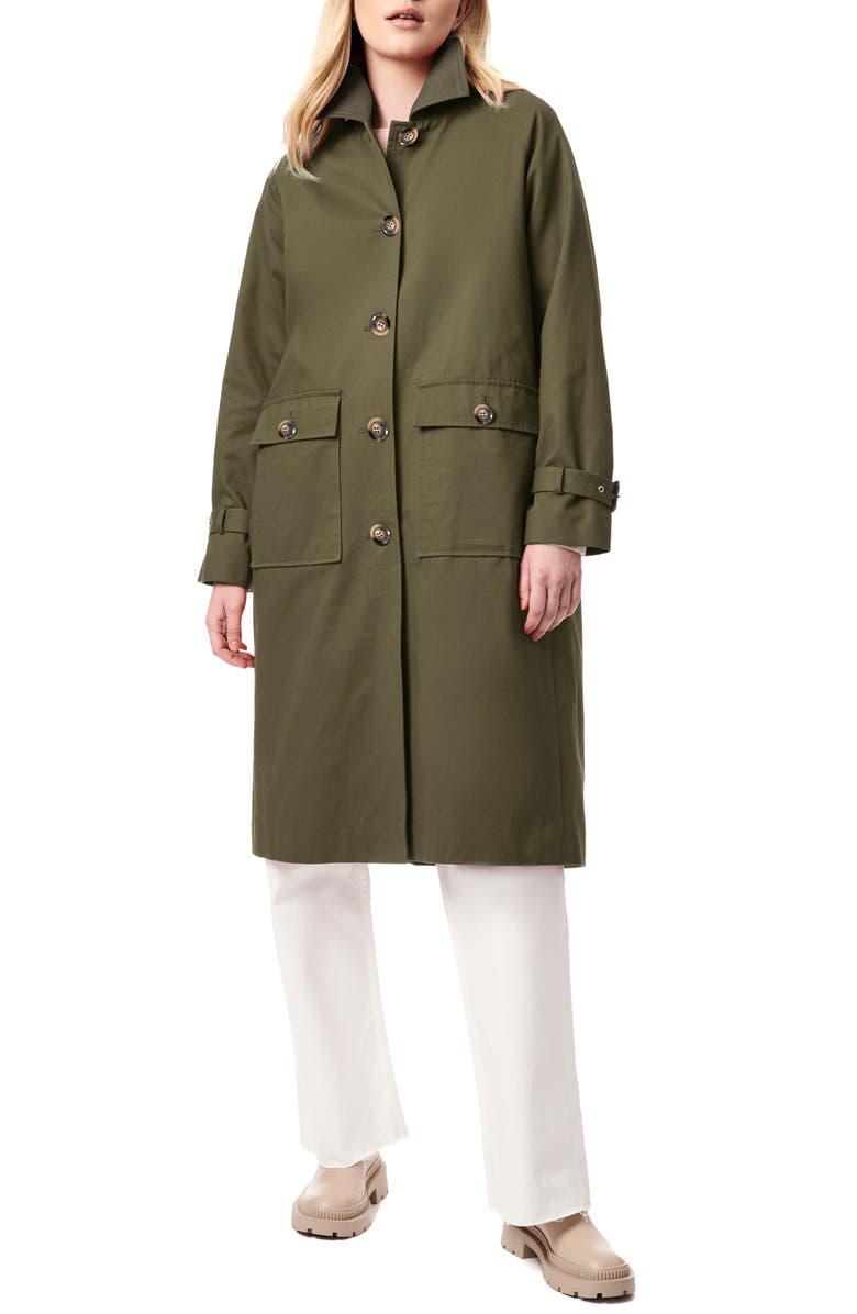 Bernardo Cotton Twill Topper Jacket, Main, color,