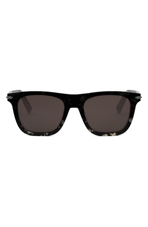 Dior 'blacksuit S13i 53mm Geometric Sunglasses In Black