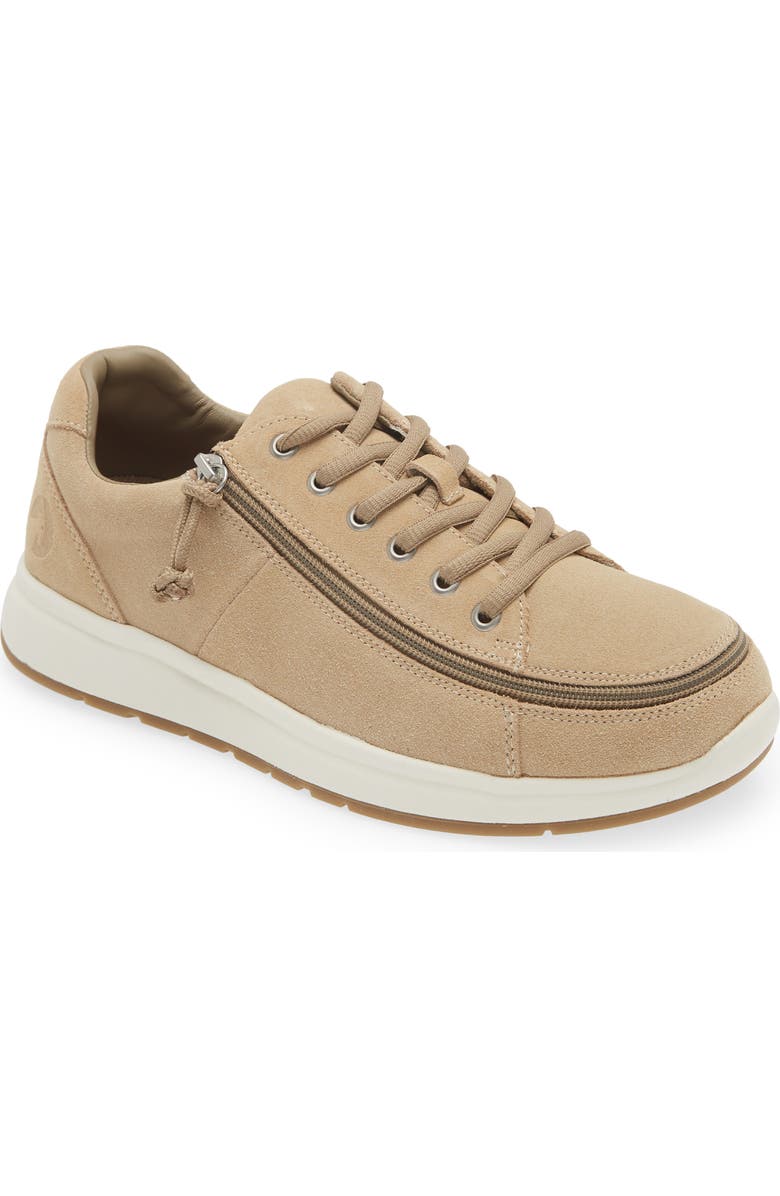 BILLY Footwear Comfort Low Zip Around Sneaker, Main, color, Sand