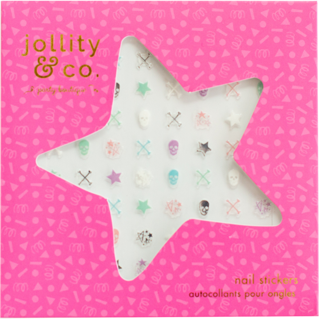 Jollity & Co . Halloween Skull Nail Stickers