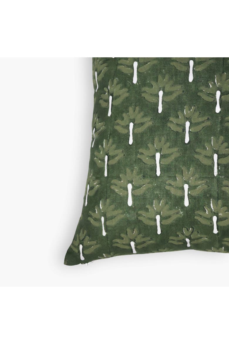 Zeenat Throw Pillow Cover, Alternate, color, Chive
