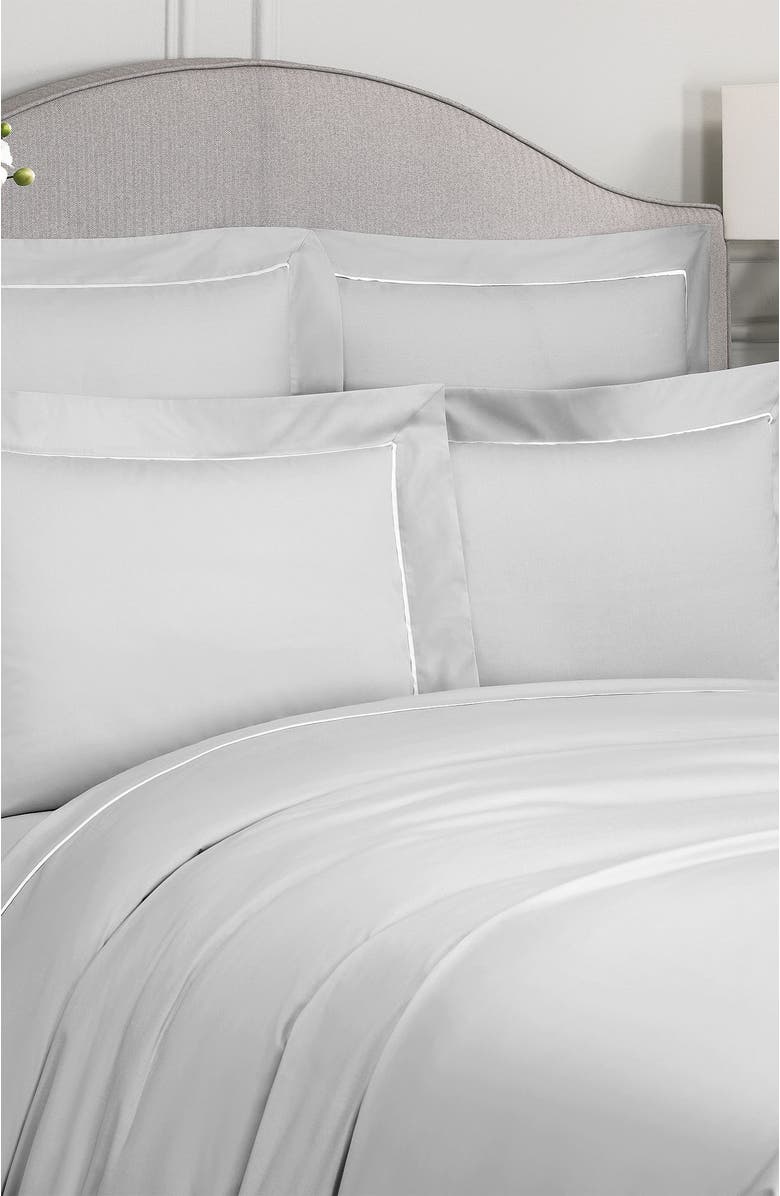 Togas Plaza Duvet Cover, Alternate, color, Grey