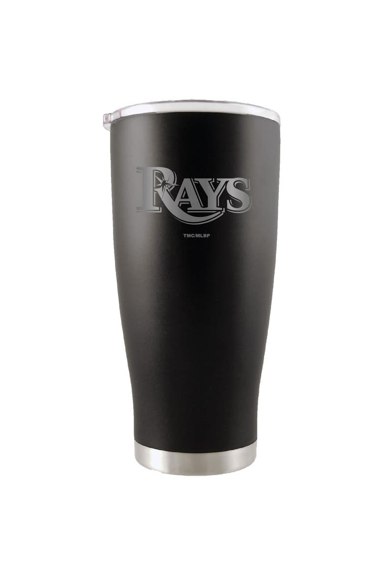 Tampa Bay Rays 20oz. Etched Team Logo Tumbler - Black, Main, color, Black