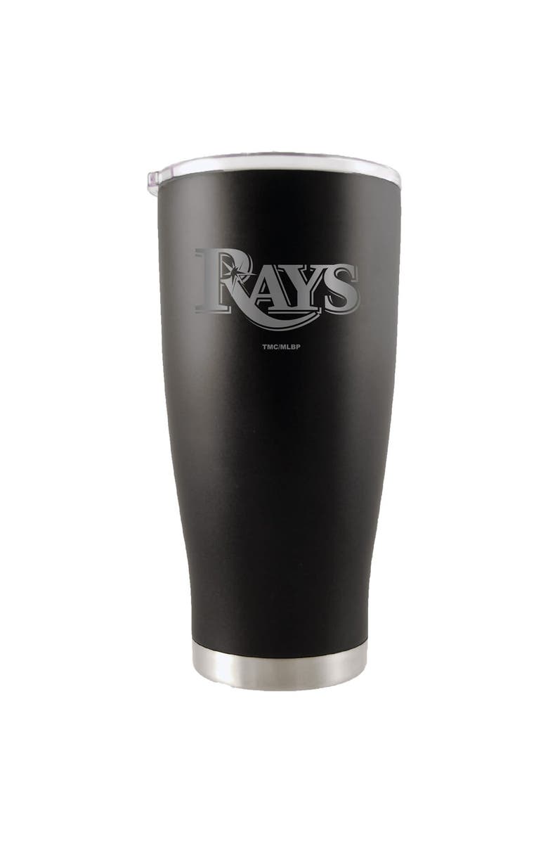 THE MEMORY COMPANY Tampa Bay Rays 20oz. Etched Team Logo Tumbler - Black, Main, color, Black
