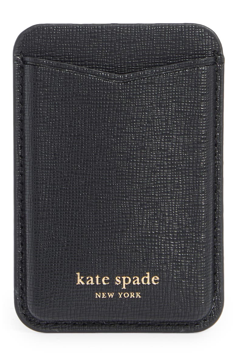 black magsafe card case, Main, color, BLACK