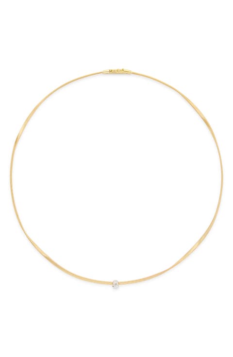 Marrakech Diamond Coil Necklace