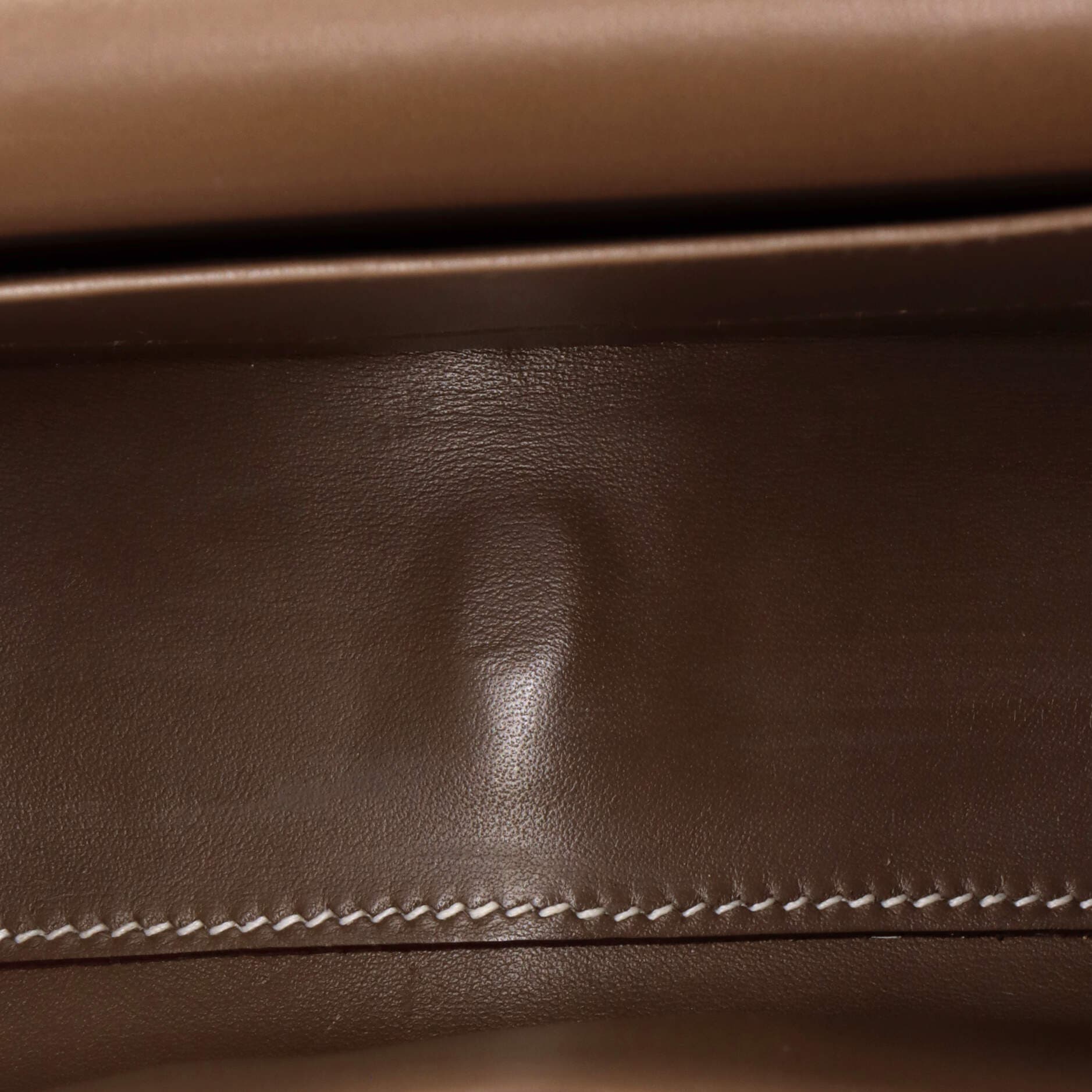 Pre-Owned Hermes Della Cavalleria Elan Shoulder Bag Tadelakt, Alternate, color, Etoupe