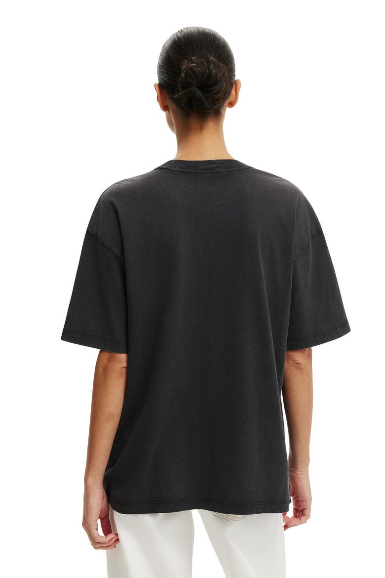 Women's The Lcn Music Boxy Graphic Tee, Alternate, color, Pink Floyd Ny City  Washed