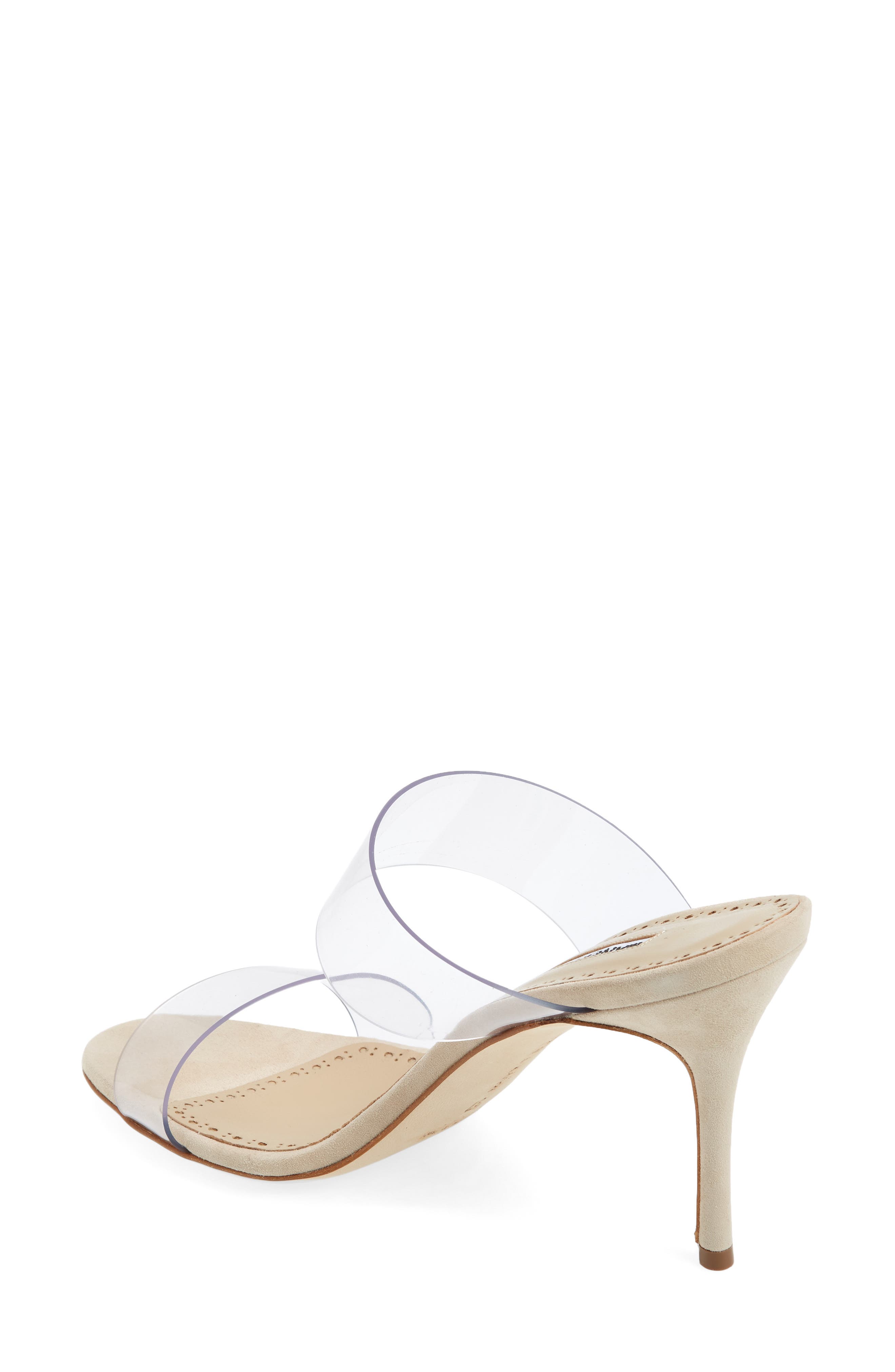 Manolo Blahnik Scolto Transparent Strap Sandal, Alternate, color, 