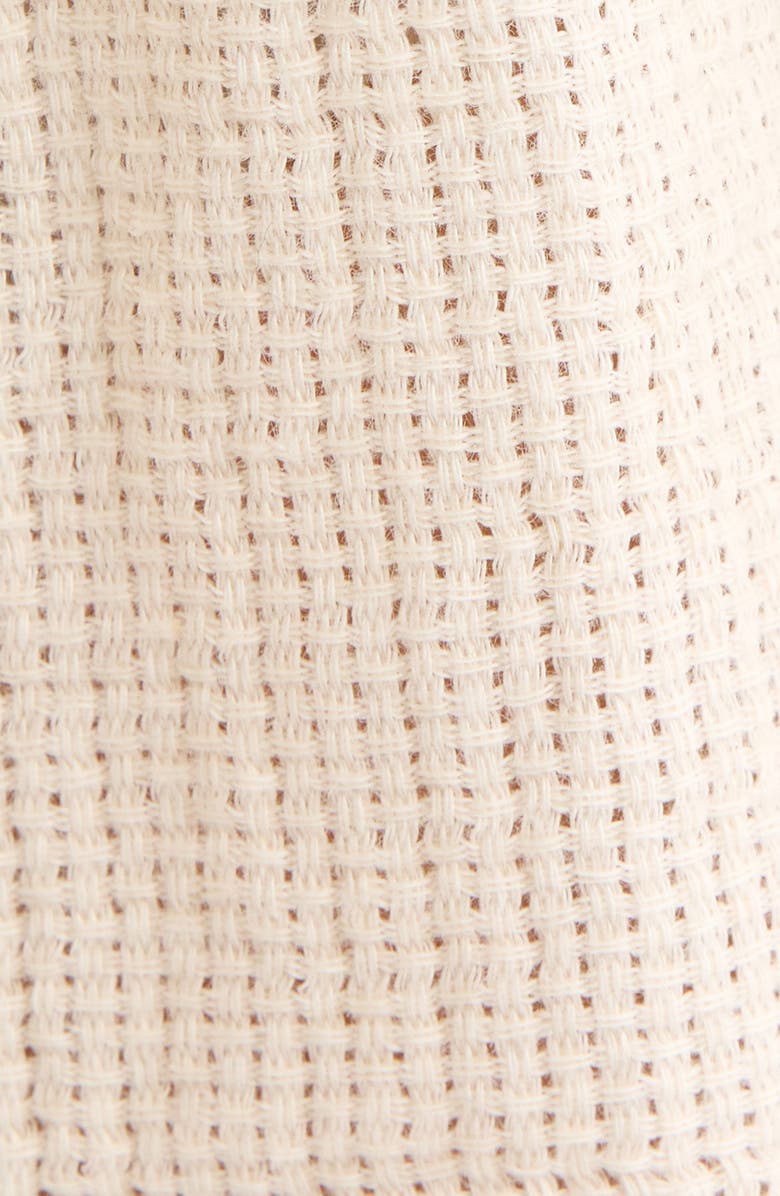 Elan Tie Waist Cover-Up Shorts, Alternate, color, Natural