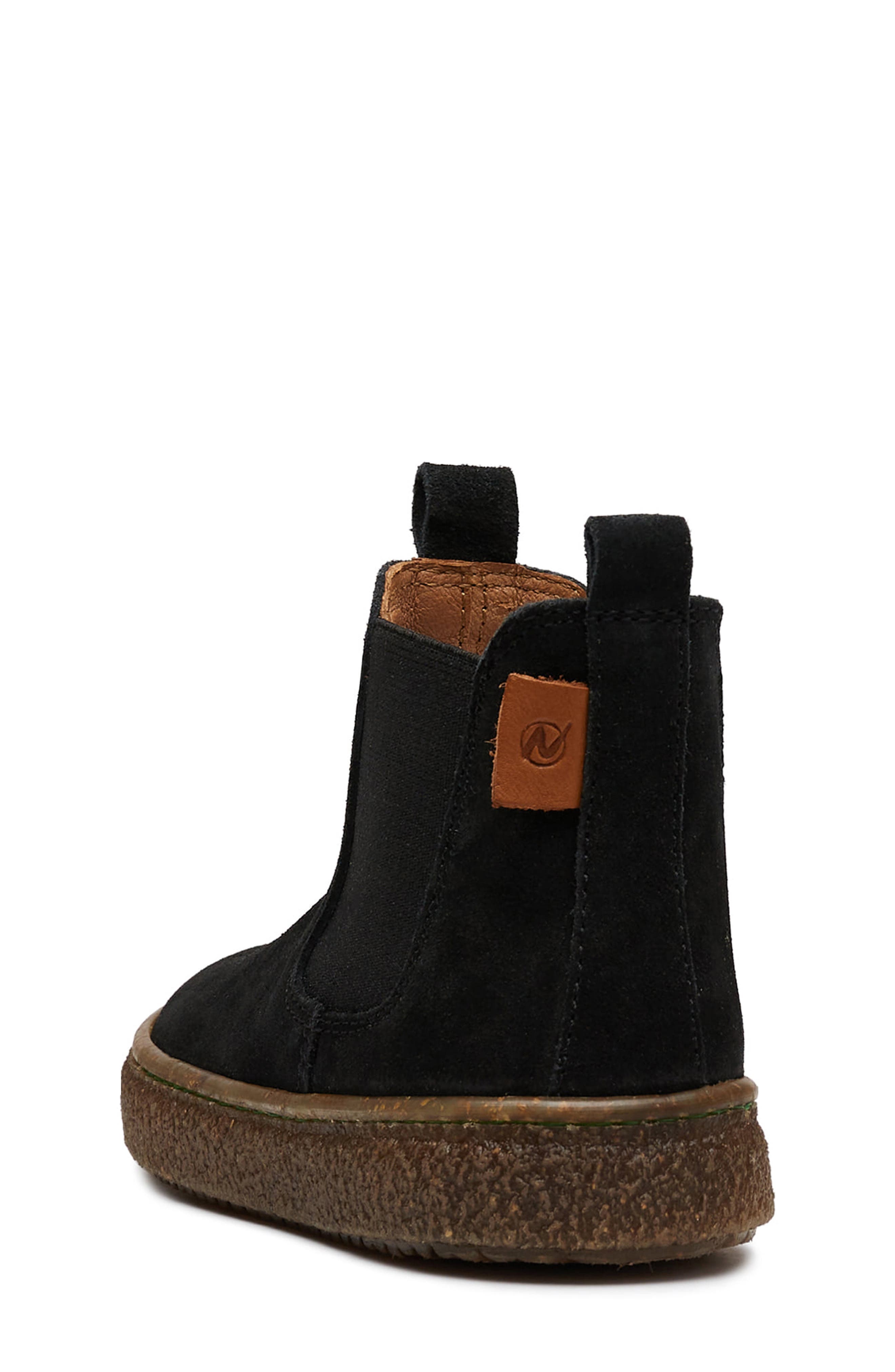 Kids' Figus Chelsea Boot, Alternate, color, BLACK SUEDE