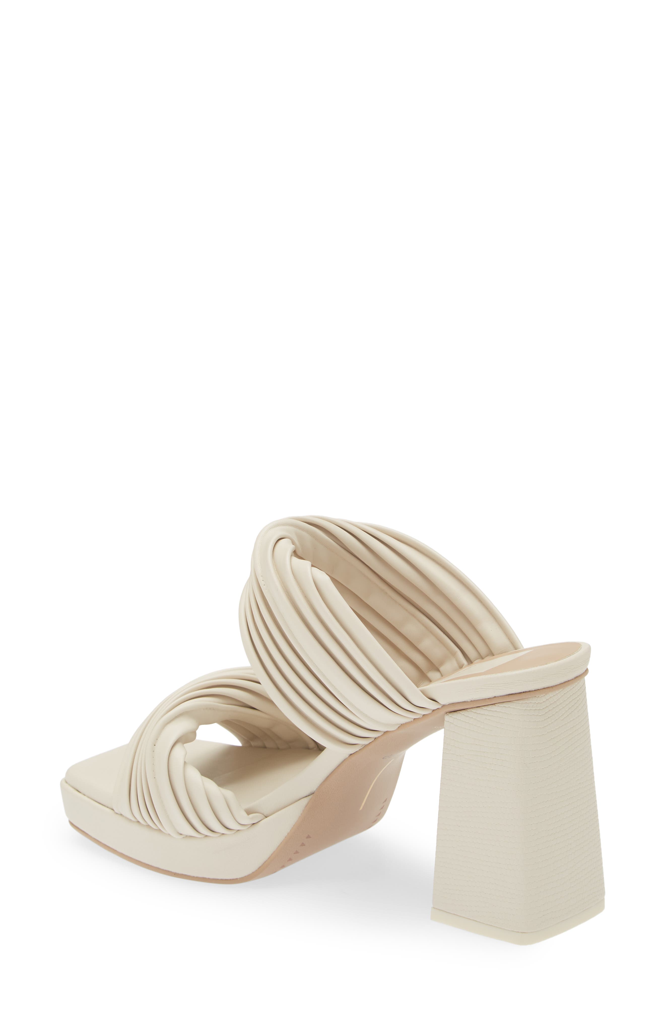 Altin Platform Slide Sandal, Alternate, color, IVORY STELLA