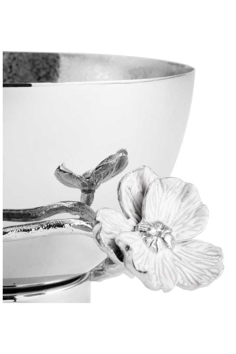 Silver Orchid Small Bowl, Alternate, color, SILVER