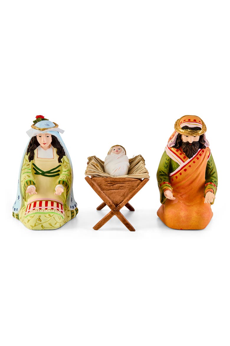 Patience Brewster 4-Piece Nativity Set, Main, color, MULTI